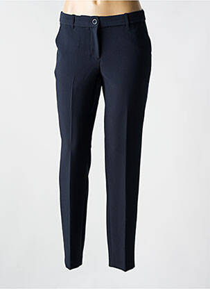 Pantalon chino închidere cu fermoar sub clapetă cu nasturi mărime normală albastru EMPORIO ARMANI femeie