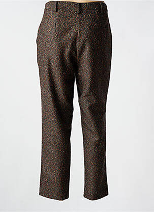 Pantalon drept talie cu cleme talie înaltă portocaliu CHARLIE JOE femeie