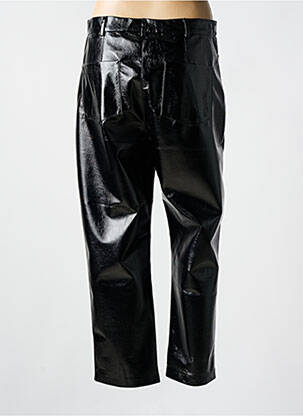Pantalon drept elasticitate mărime normală negru HOD femeie