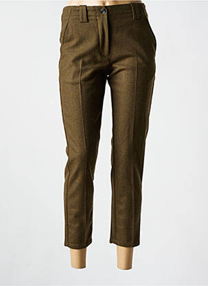 Pantalon 7/8 talie înaltă talie înaltă verde ATTIC AND BARN femeie