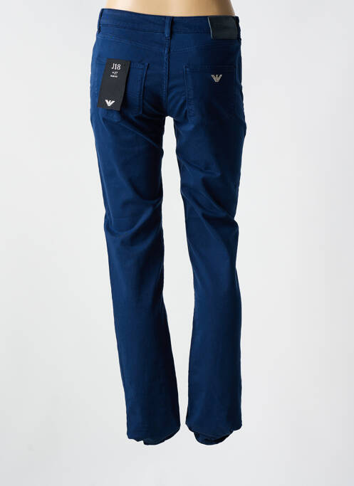 Blugi cu croială slim albastru EMPORIO ARMANI femeie