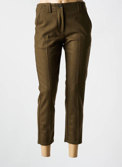 Pantalon 7/8 verde ATTIC AND BARN femeie