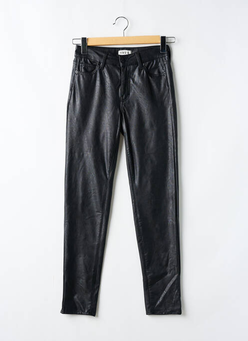 Pantalon slim negru FIVE femeie