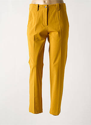 Pantalon chino galben ATTIC AND BARN femeie