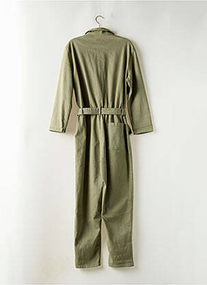 Salopetă-pantalon guler de bluză mâneci 3/4 verde ACQUAVERDE femeie