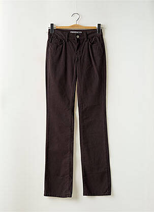 Pantalon drept elasticitate talie joasă gri CORLEONE femeie
