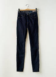 Blugi skinny țesătură brută talie înaltă albastru CALVIN KLEIN femme