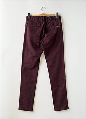 Pantalon chino țesătură poplin mărime normală violet SCOTCH & SODA bărbat