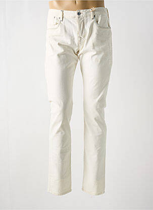 Blugi cu croială slim bej SCOTCH & SODA bărbat