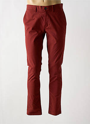 Pantalon chino țesătură poplin mărime normală portocalie BEN SHERMAN bărbat