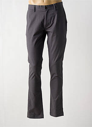 Pantalon chino țesătură poplin mărime normală gri BEN SHERMAN bărbat