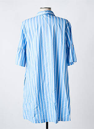 Rochie scurtă mâneci 3/4 mâneci 3/4 albastru EMME M femeie