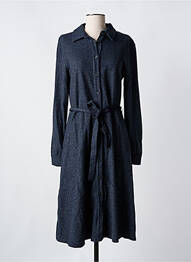Rochie midi mâneci lungi mâneci lungi albastru WEEKEND MAXMARA femme