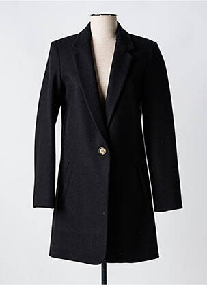 Palton lung negru JANIS & JOHN femeie