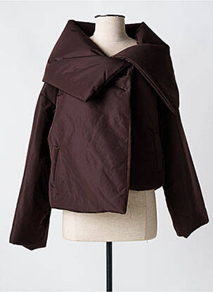 Geacă matlasată maro M femeie