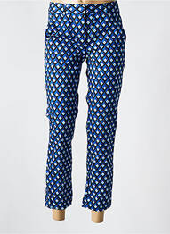 Pantalon 7/8 țesătură poplin mărime normală albastru GERARD DAREL femme