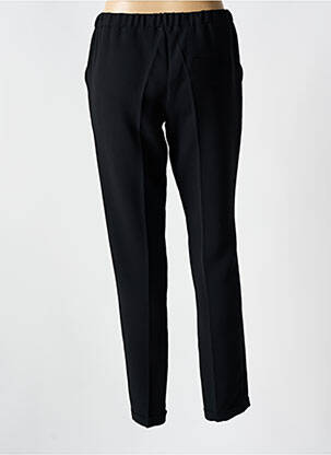 Pantalon drept țesătură crep mărime normală negru TOUPY femeie