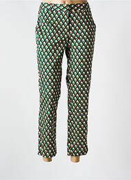 Pantalon 7/8 talie cu cleme mărime normală verde GERARD DAREL femeie
