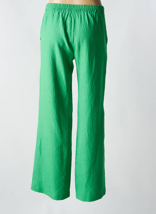 Pantalon larg verde KACY femeie