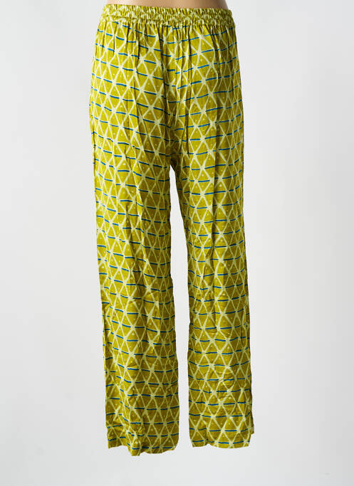 Pantalon drept verde BELLA JONES femeie
