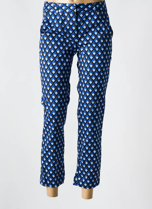 Pantalon 7/8 țesătură poplin mărime normală albastru GERARD DAREL femme