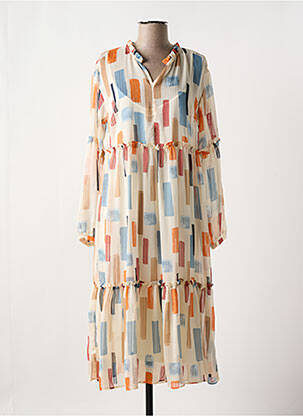 Rochie midi bej NUMPH femeie