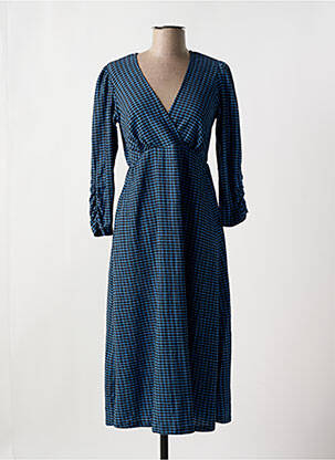 Rochie midi mâneci 3/4 mâneci 3/4 albastru COMPAÑIA FANTASTICA femeie
