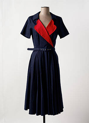 Rochie midi albastru COLLECTIF femeie