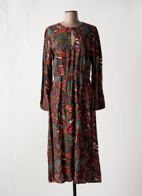 Rochie lungă maro LOSAN femeie