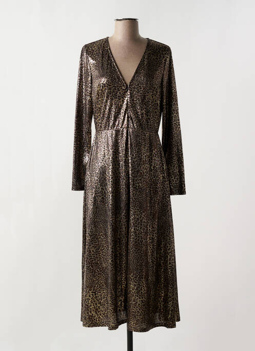 Rochie lungă maro TRAFFIC PEOPLE femeie