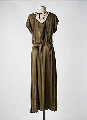 Rochie lungă mâneci scurte mâneci scurte verde RAGWEAR femeie