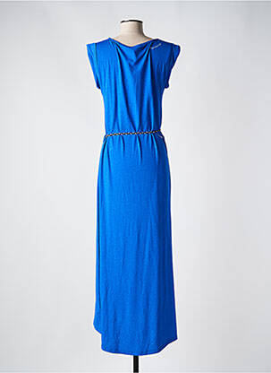 Rochie lungă mâneci scurte mâneci scurte albastru RAGWEAR femeie