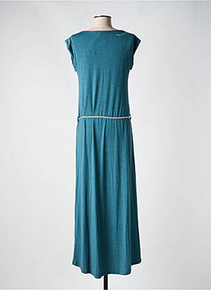 Rochie lungă mâneci scurte mâneci scurte verde RAGWEAR femeie