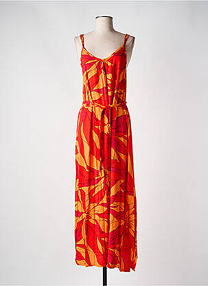 Rochie lungă roșu TERRACOTTA femeie