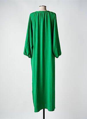 Rochie lungă mâneci lungi mâneci lungi verde COMPAÑIA FANTASTICA femeie