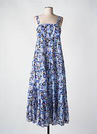 Rochie lungă imprimeu floral bretele subțiri albastru SEAFOLLY femeie