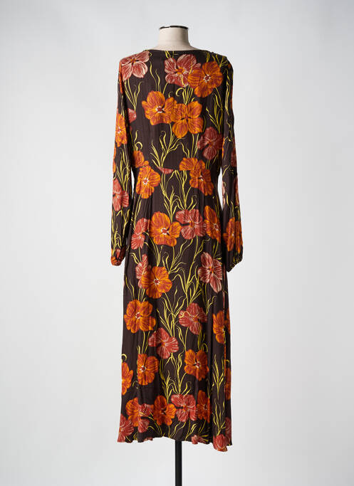 Rochie lungă maro NUMPH femeie