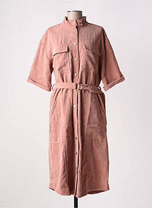 Rochie midi maro NUMPH femeie