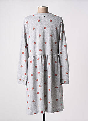 Rochie midi mâneci lungi mâneci lungi gri NUMPH femeie