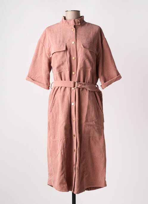 Rochie midi maro NUMPH femeie