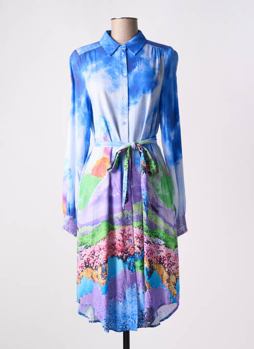 Rochie midi albastru NUMPH femeie