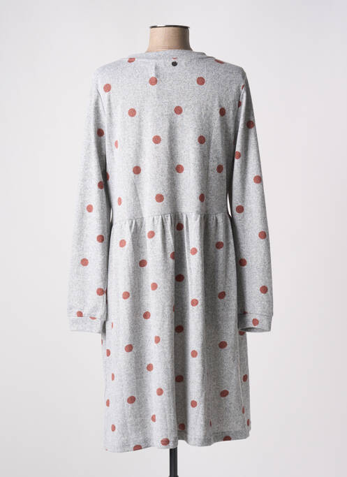 Rochie midi mâneci lungi mâneci lungi gri NUMPH femme