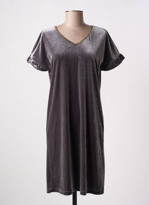 Rochie midi gri NUMPH femeie