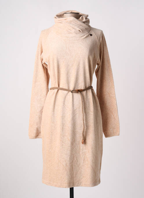 Rochie midi bej RAGWEAR femeie