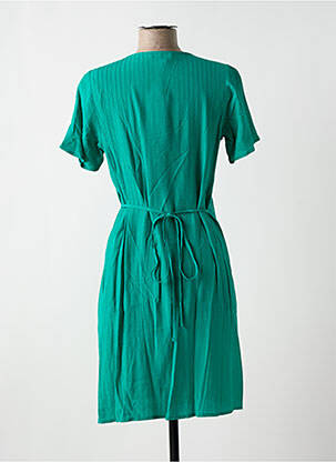 Rochie midi mâneci scurte mâneci scurte verde KING LOUIE femeie