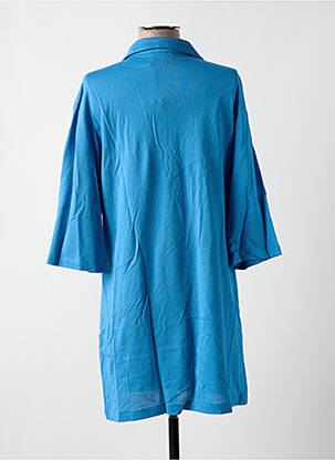 Rochie scurtă mâneci 3/4 mâneci 3/4 albastru VEDETTE femeie