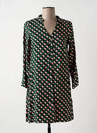 Rochie scurtă mâneci lungi mâneci lungi verde COMPAÑIA FANTASTICA femeie