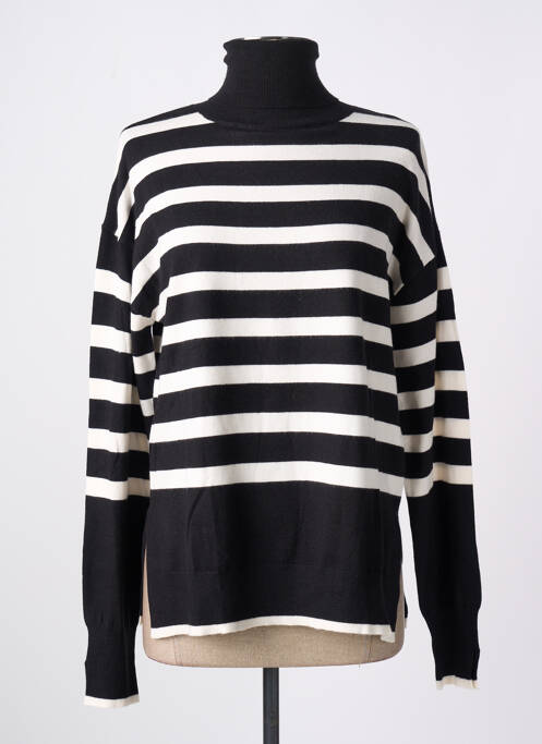 Pulover cu guler înalt negru LOSAN femeie