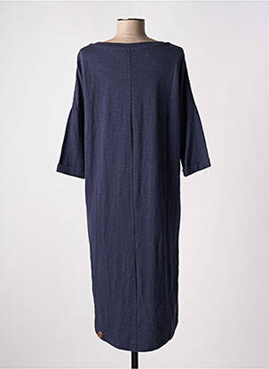 Rochie midi mâneci 3/4 mâneci 3/4 albastru RAGWEAR femeie