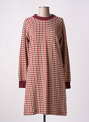 Rochie midi mâneci lungi mâneci lungi portocalie MADEMOISELLE YEYE femeie